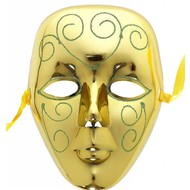 Faschingsmasken Venezianische Maske gold