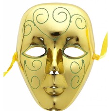 Faschingsmasken Venezianische Maske gold