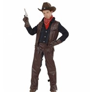 Karnevalskostüm: Lederlook Cow-Boy