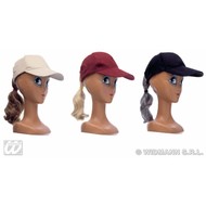 Kopfbedeckung Baseballcap mit Flecht Kopfbedeckung Baseballcap mit Flecht