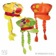 Kopfbedeckung Oversized Mütze mit Haar