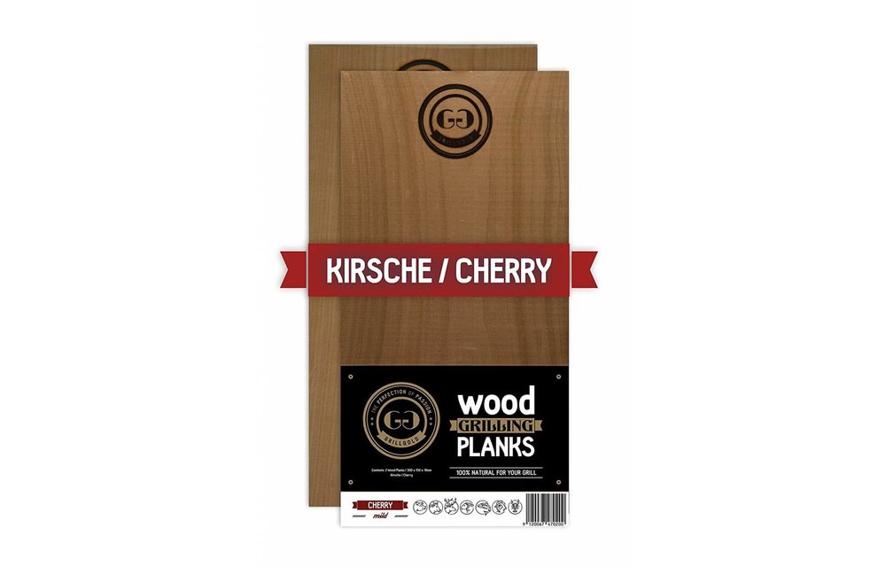 Grillgold Räucherbrett Wood Grilling Planks 2er Set Kirsche / Cherry