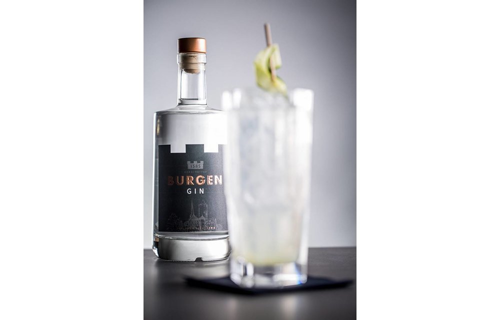 BURGEN GIN handcrafted 45% vol. 0.5 Liter