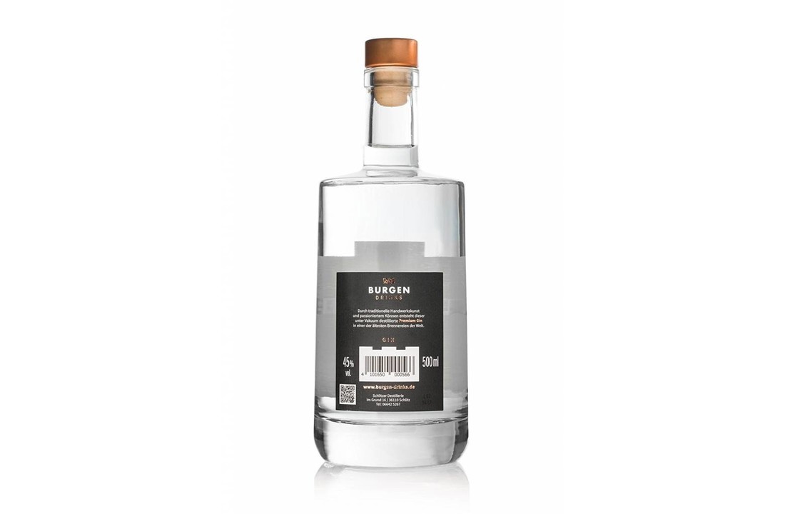 BURGEN GIN handcrafted 45% vol. 0.5 Liter