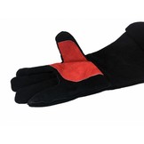 Grillfürst Grillhandschuhe / 1 Paar in Leder - Größe L