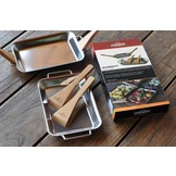Grillfürst Grillpfännchen 2er Set mit Schabern