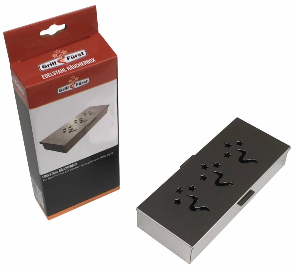 Grillfürst Räucherbox: Edelstahl Smokerbox für tolles Aroma
