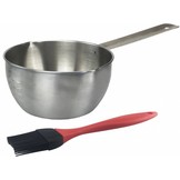 Grillfürst Marinierset mit Topf und Pinsel