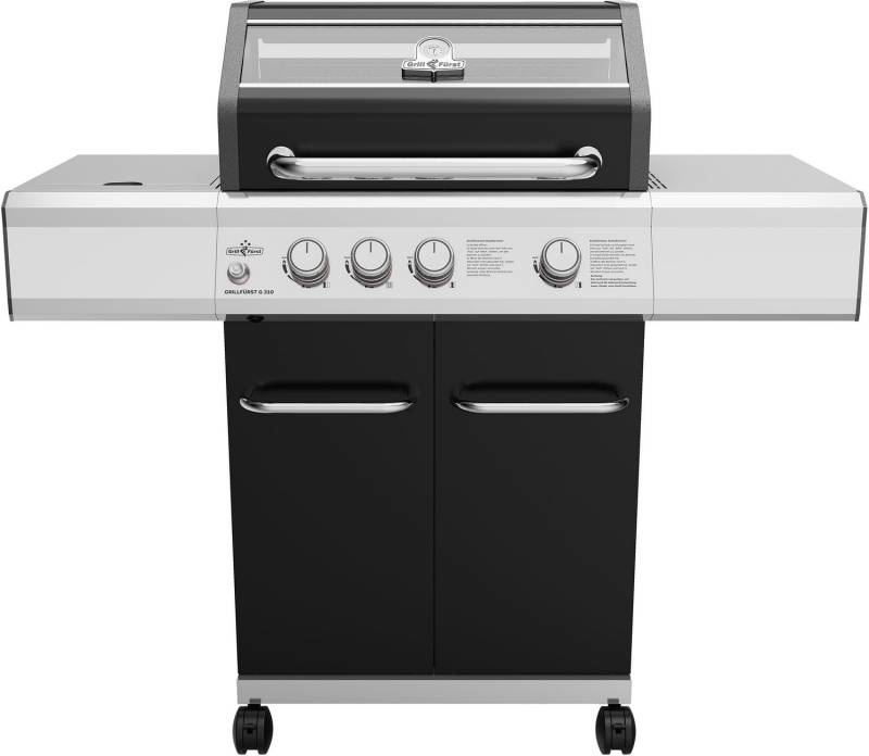 Grillfürst G310E 3-Brenner Gasgrill mit Hochtemperaturbrenner und Edelstahl Rosten
