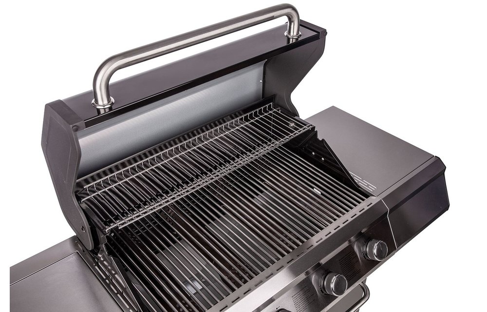 Grillfürst G410E 4-Brenner Gasgrill mit Hochtemperaturbrenner und Edelstahl Rosten
