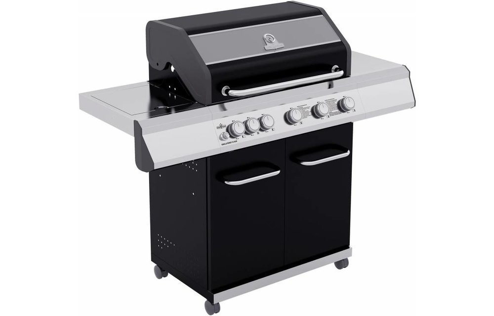 Grillfürst G510E 5-Brenner Gasgrill mit Hochtemperaturbrenner und Edelstahl Rosten