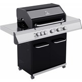 Grillfürst G510E 5-Brenner Gasgrill mit Hochtemperaturbrenner und Edelstahl Rosten