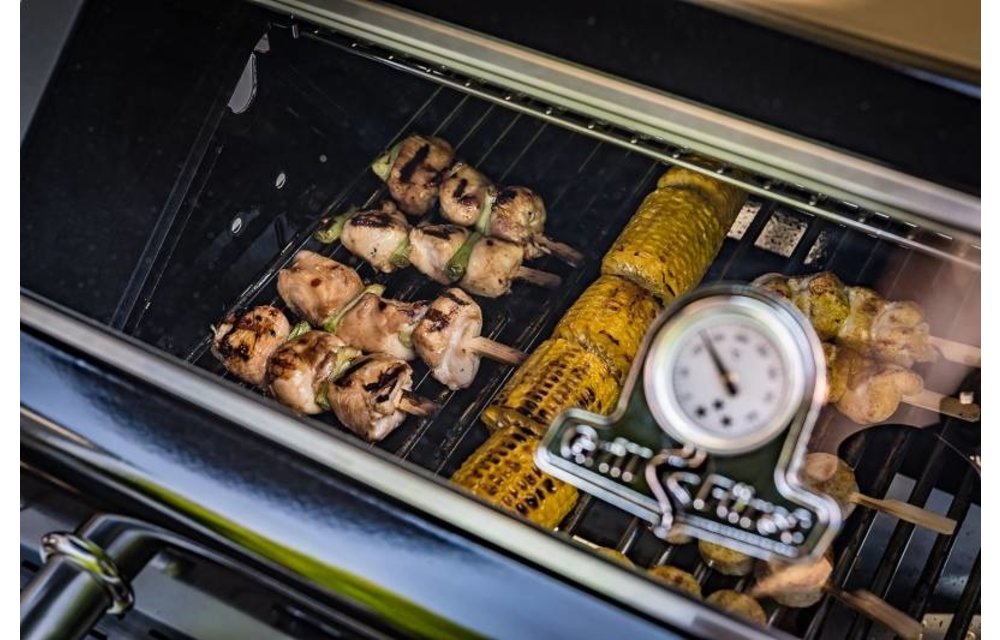 Grillfürst G510E 5-Brenner Gasgrill mit Hochtemperaturbrenner und Edelstahl Rosten
