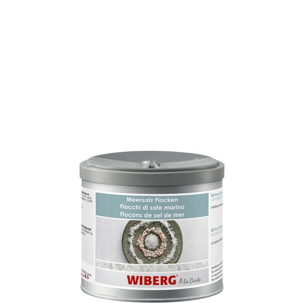 Wiberg Meersalz Flocken sonnengetrocknet -  350 g Packung