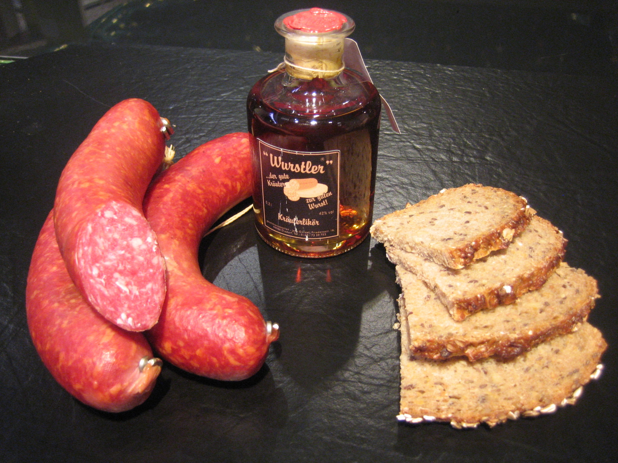 Rinderwurst halbe frisch geräuchert