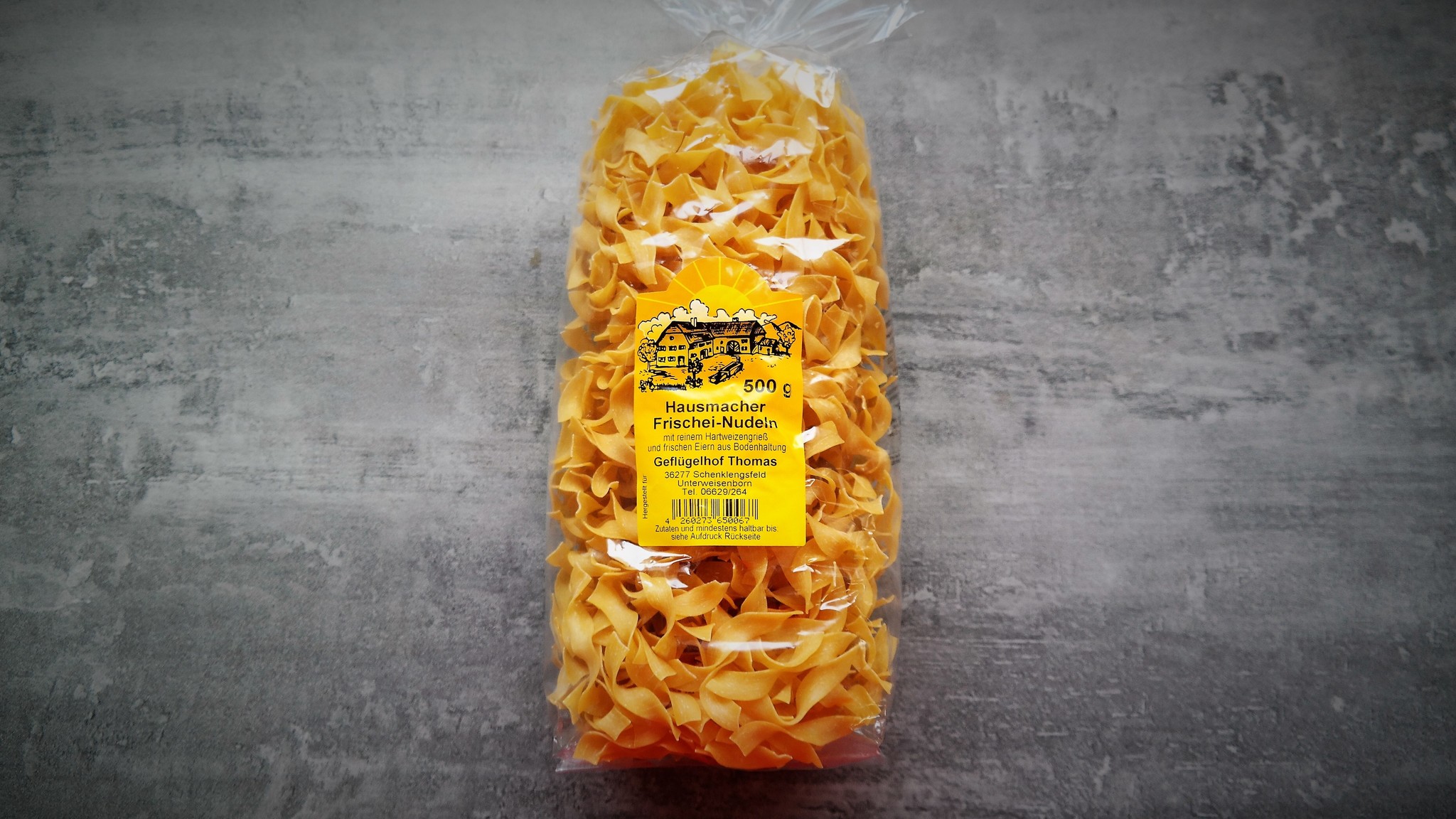 BANDNUDELN - FRISCHEI - 8mm