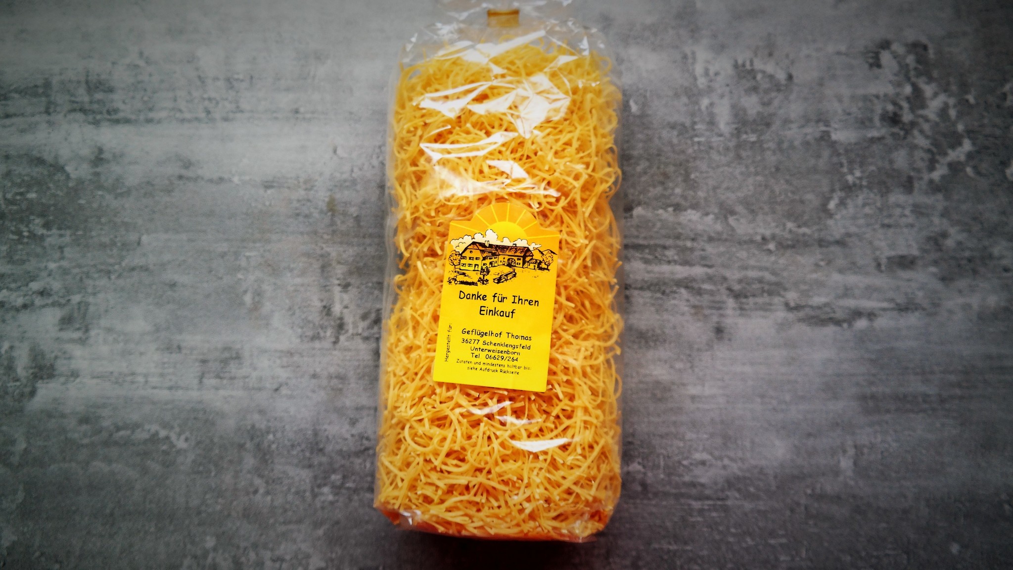 BANDNUDELN - FRISCHEI - FEIN