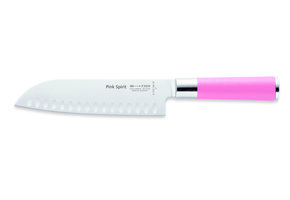 F. Dick Pink Spirit Kochmesser Santoku  mit Kullen