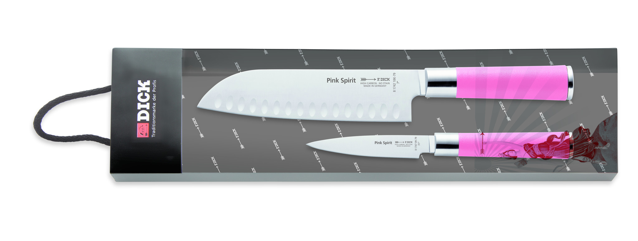 F. Dick Pink Spirit Messer Set - 2 teilig