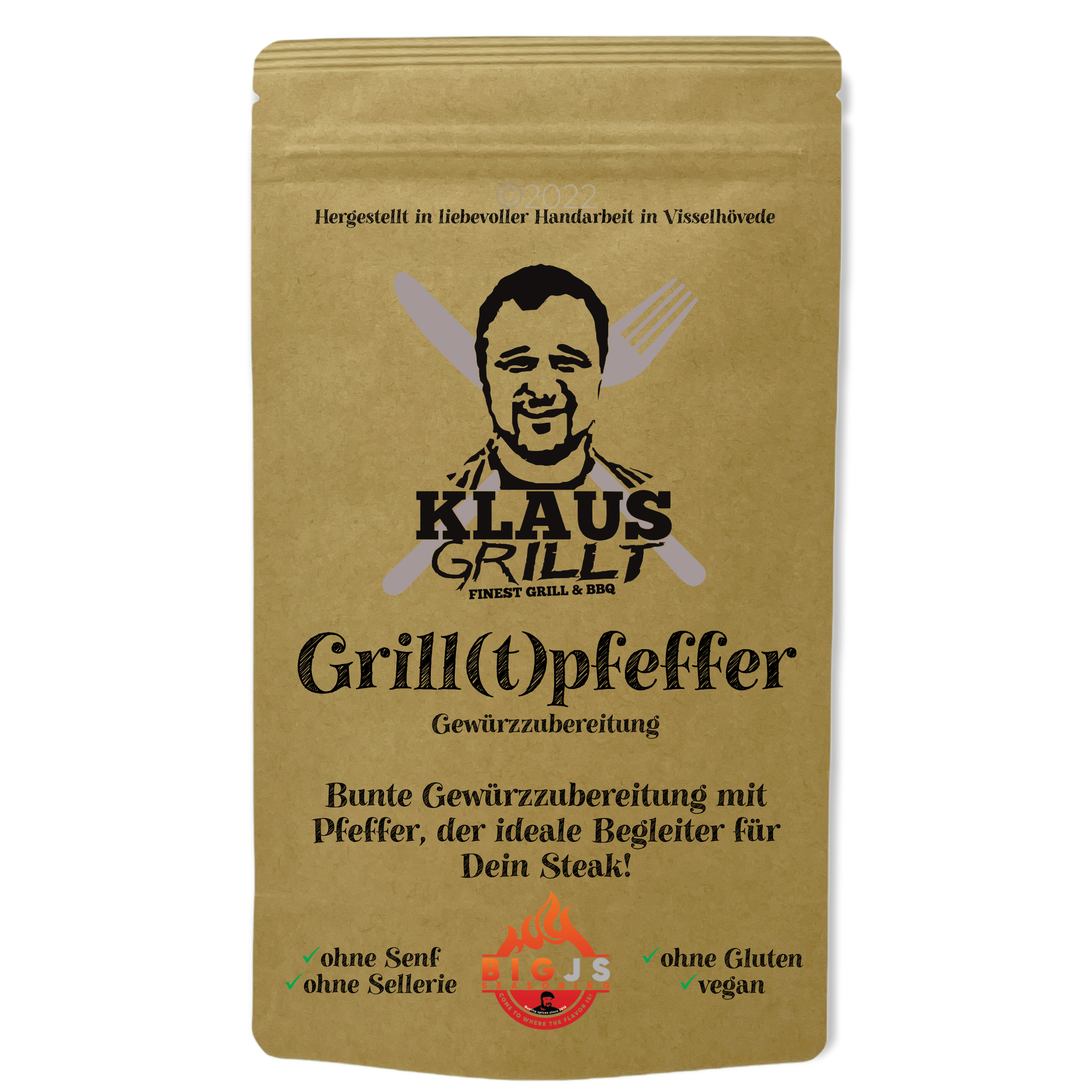KLAUS GRILLT PFEFFER 150g Beutel