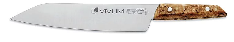 F.DICK VIVUM KOCHMESSER MIT BIRKENHOLZGRIFF