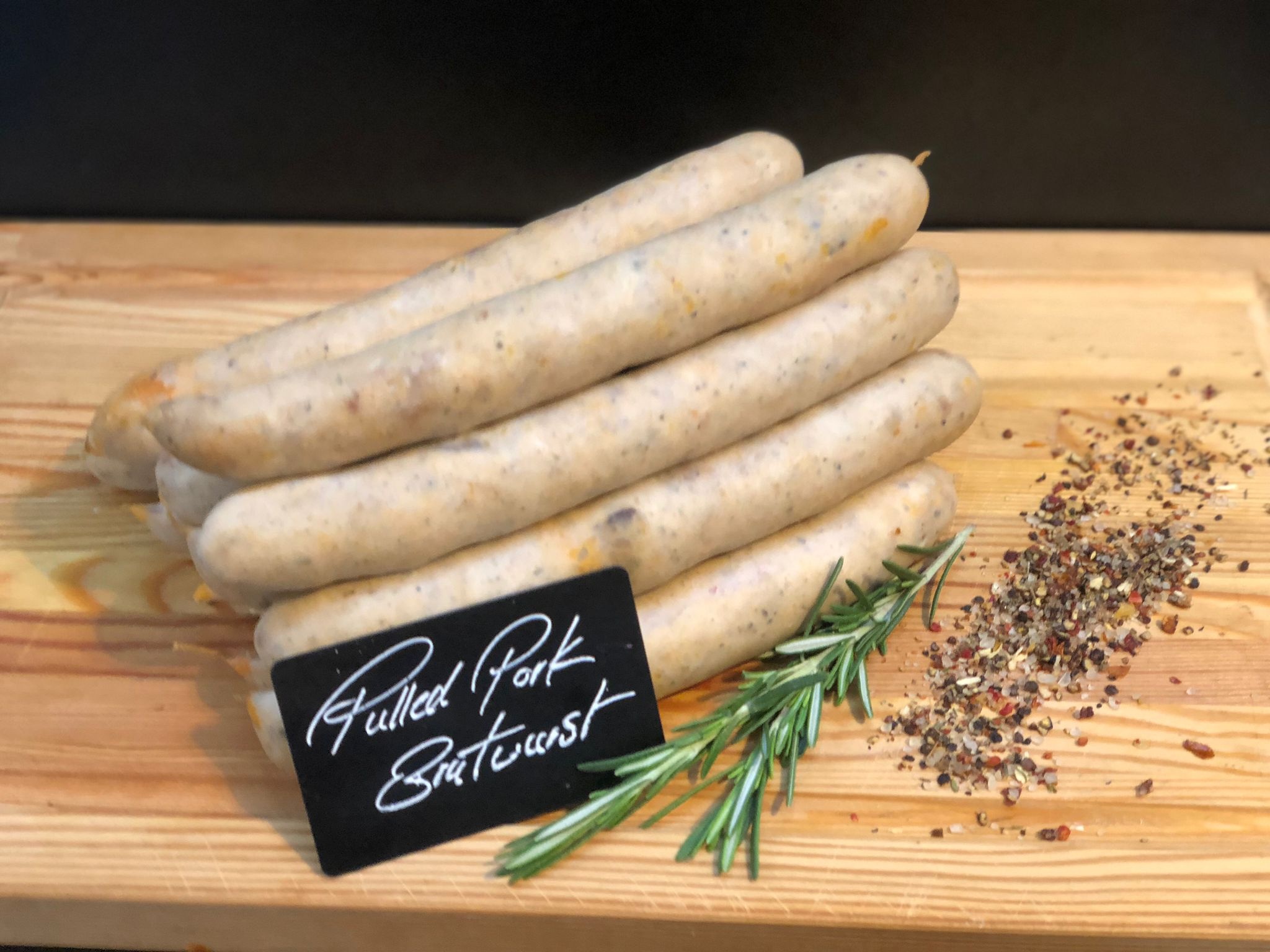 5 Stück  Pulled Pork Bratwurst