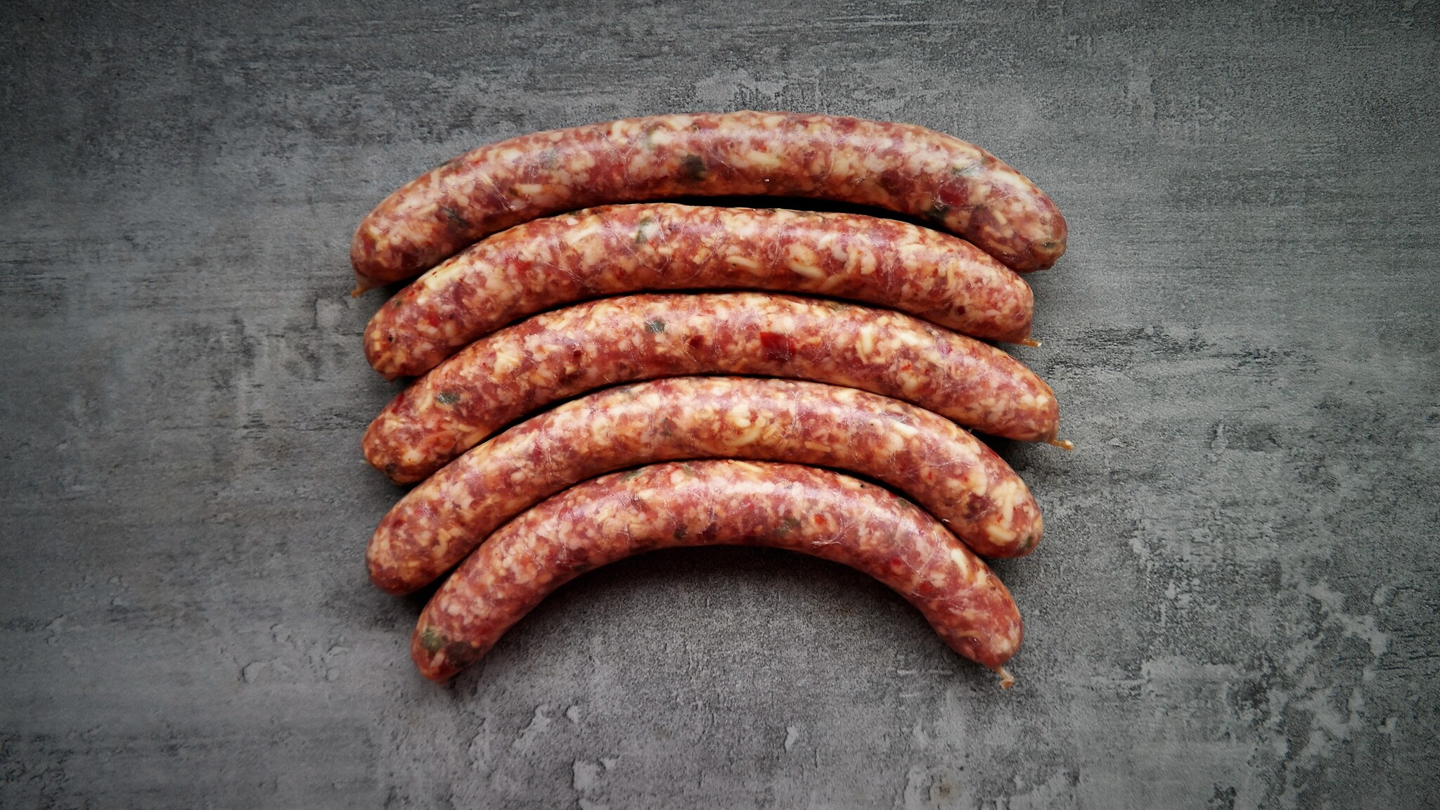 Beef Cheddar Jalapeno Bratwürstchen