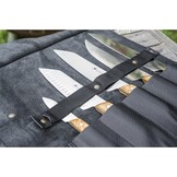 F. DICK Leder-Rolltasche „VIVUM“, 5-teilig Premium Messer