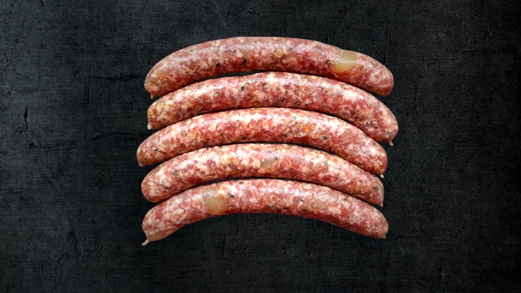 Hesse Woscht / Bratwürstchen mit Handkäse