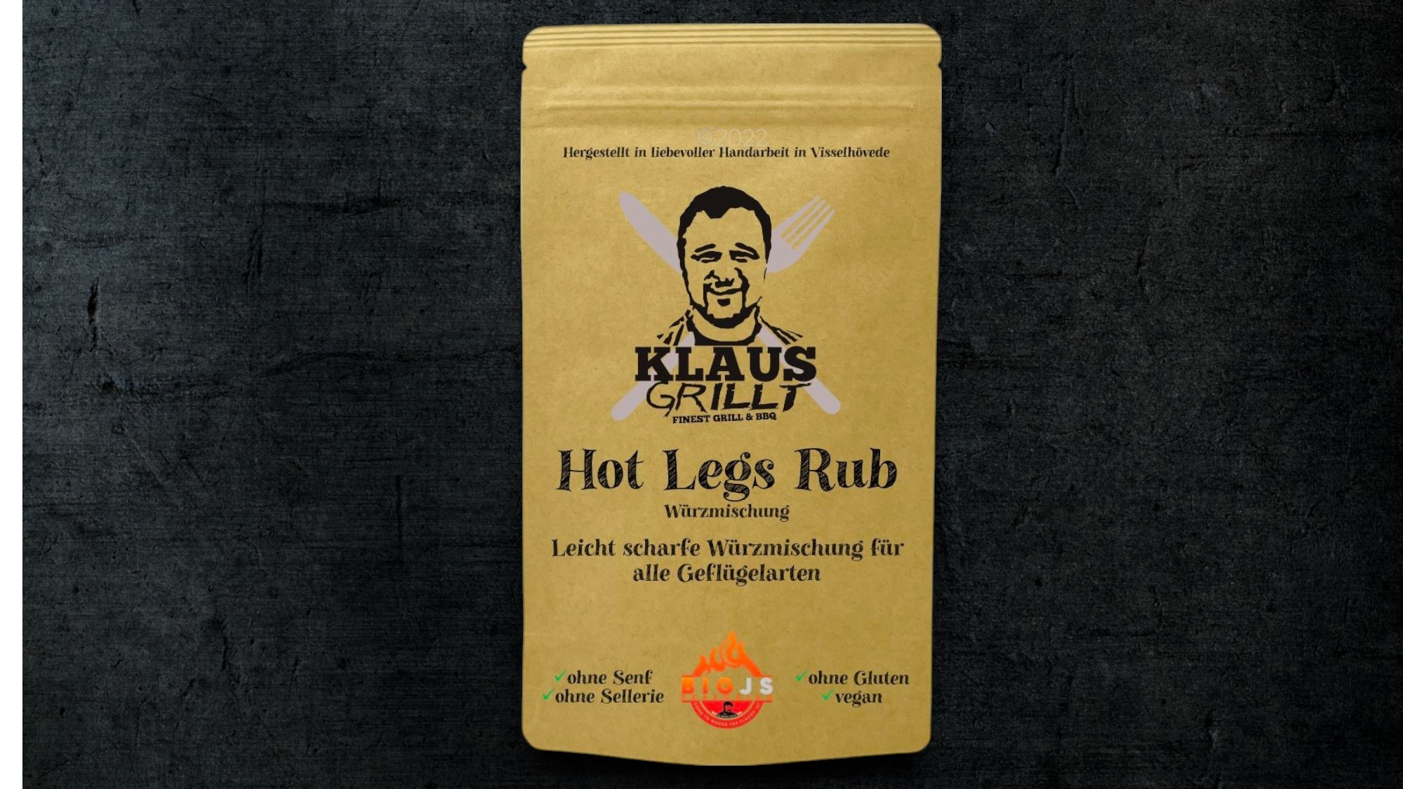 HOT LEGS RUB VON KLAUS GRILLT 250 g Beutel