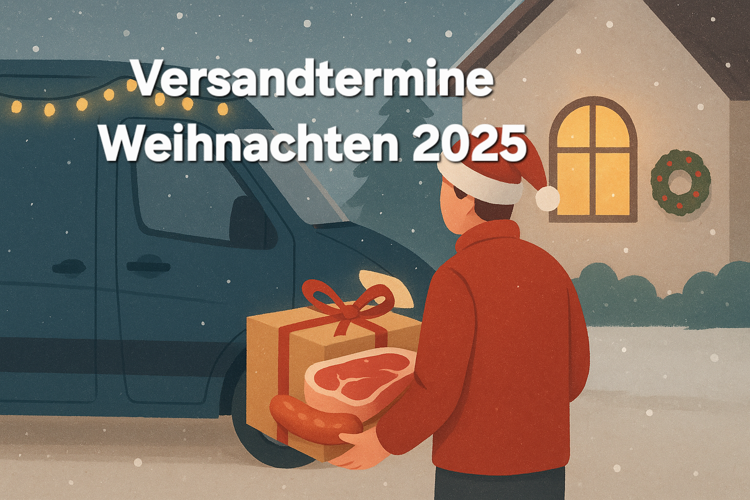 Weihnachten & Silvester 2025 Versandtermine