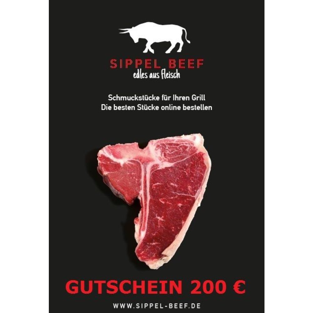 Gutschein zum verschenken hier kaufen Sippel Beef SIPPEL BEEF