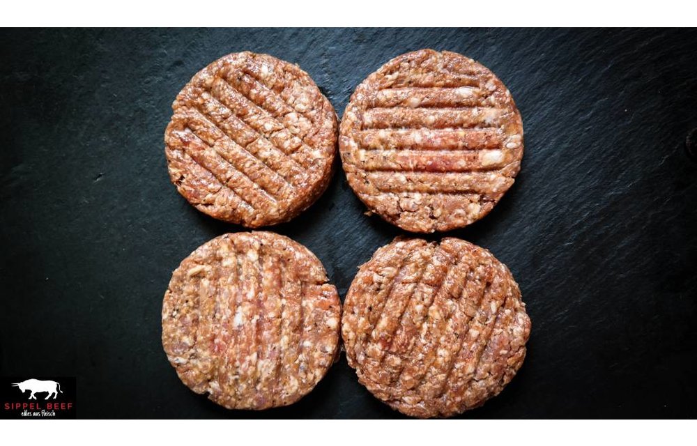 BACON SALSICCIA BURGER PATTIES 4 x 180g