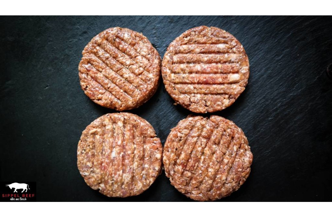 BACON SALSICCIA BURGER PATTIES 4 x 200g
