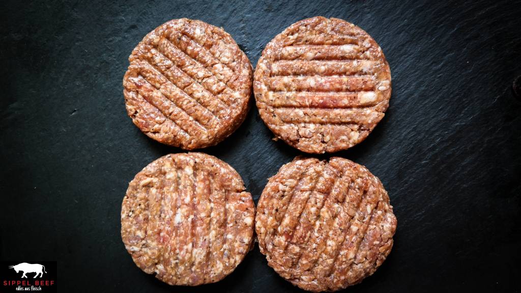 BACON SALSICCIA BURGER PATTIES 4 Stück