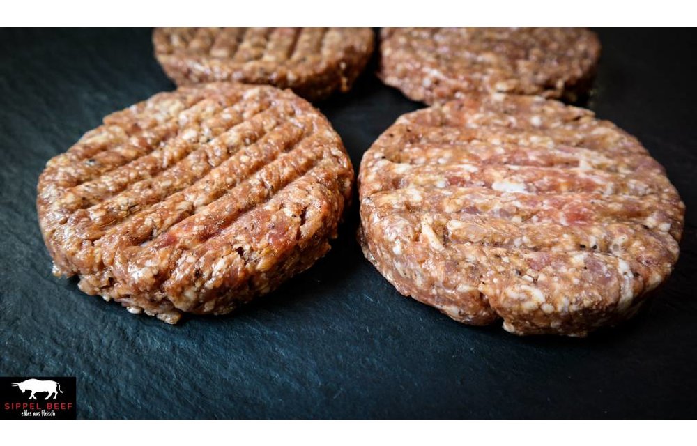 BACON SALSICCIA BURGER PATTIES 4 x 180g