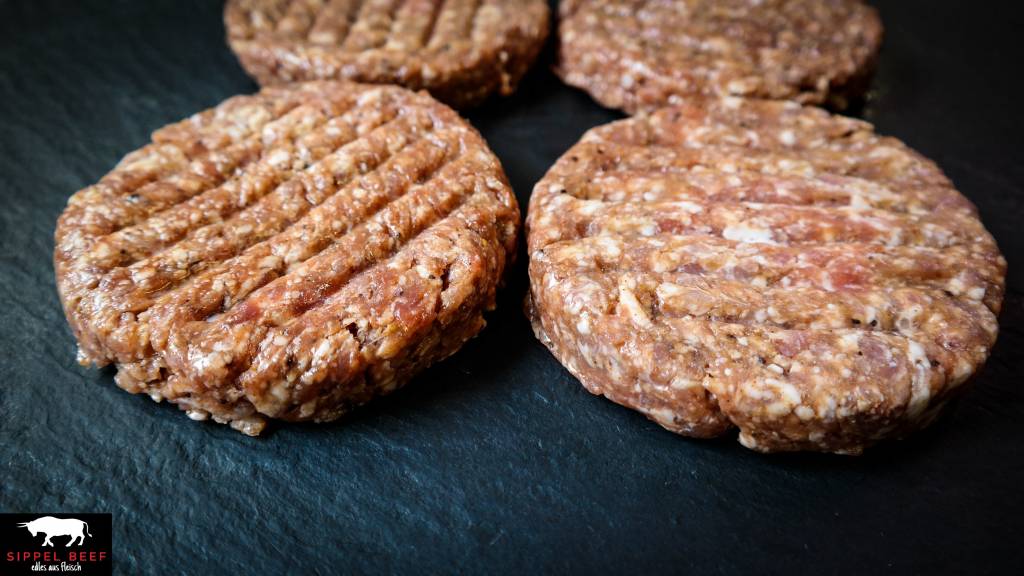 BACON SALSICCIA BURGER PATTIES 4 x 200g
