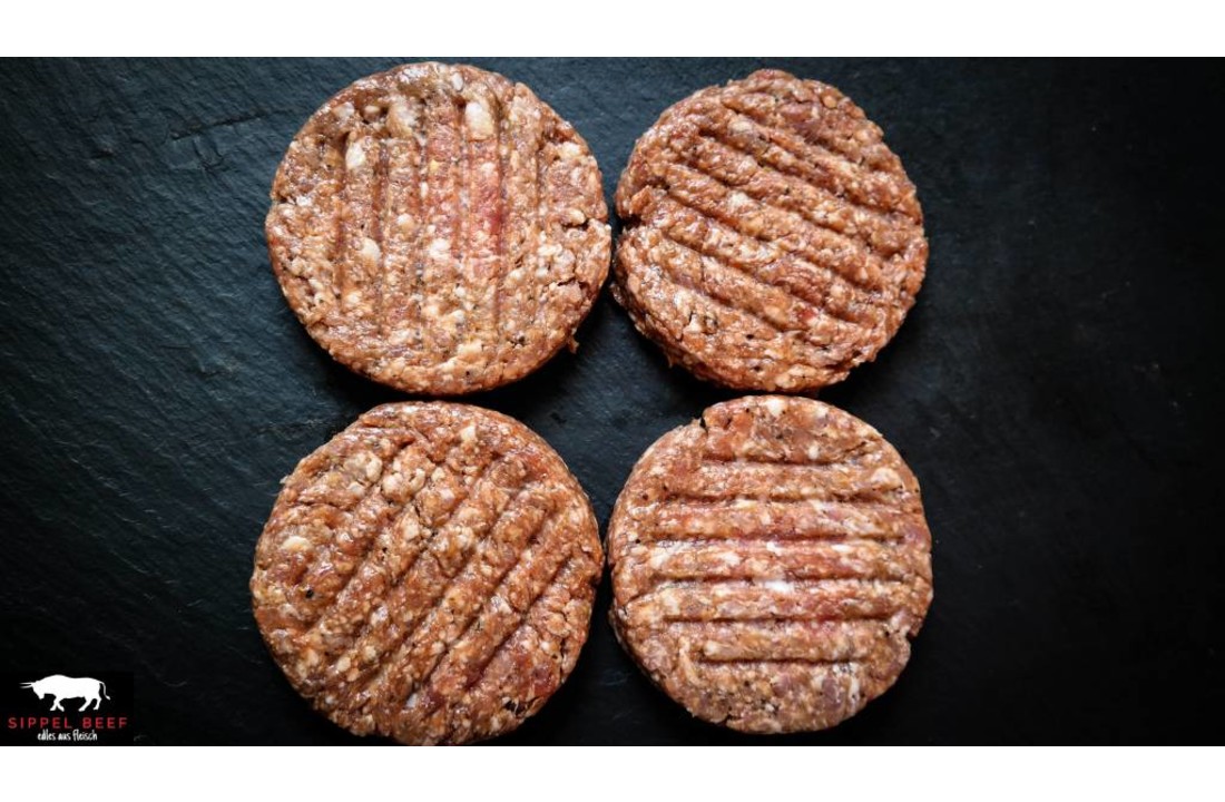 BACON SALSICCIA BURGER PATTIES 4 x 200g