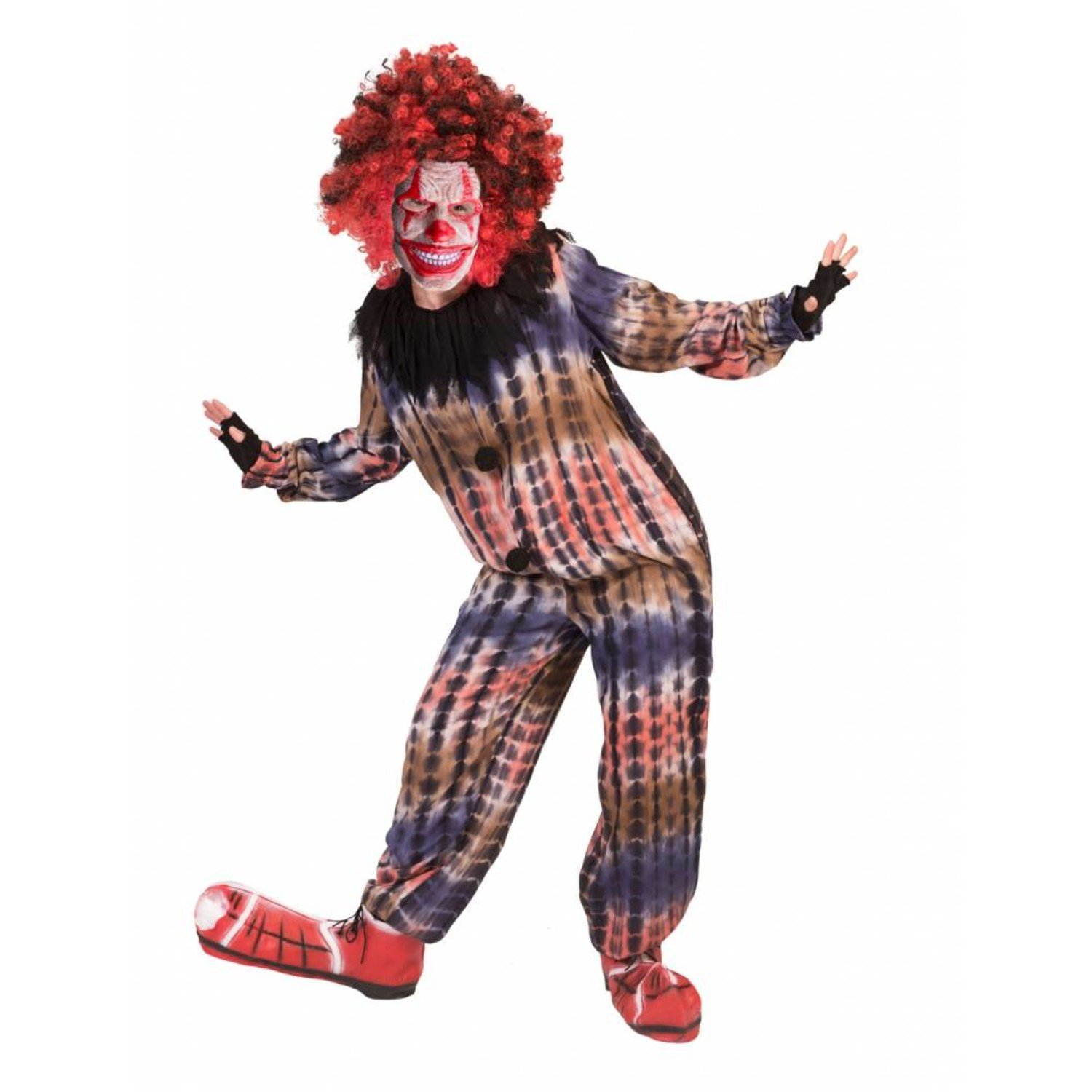 basketbal als aansporing Eng horror clown kostuum voor kinderen