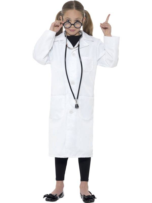 Dokter & Tandarts Kostuum | Professor Doctor Ingenieur Kind Kostuum | Small | Carnaval kostuum | Verkleedkleding