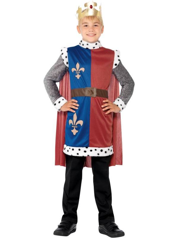 "Middeleeuwse koning kostuum voor jongens - Verkleedkleding - 116/122"
