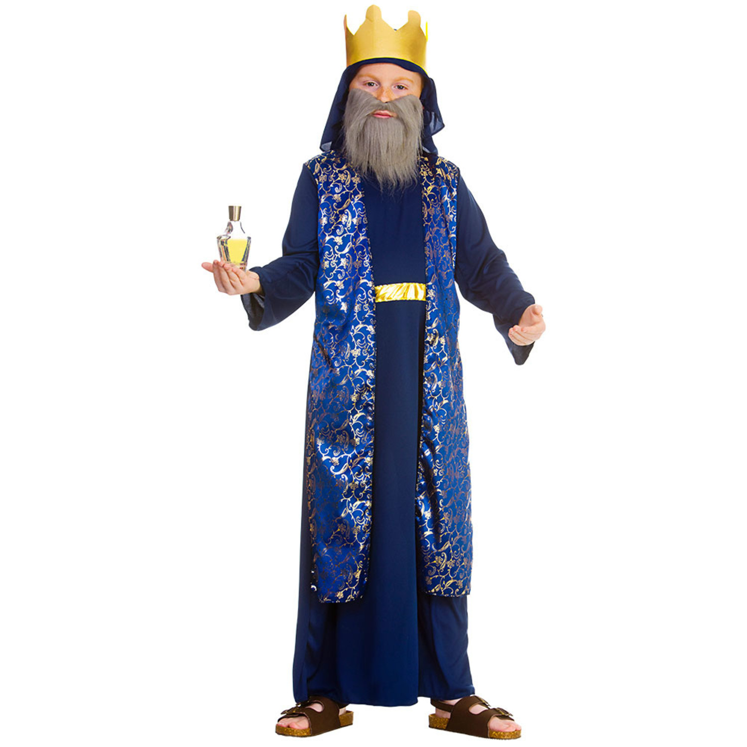 Intact kleinhandel bossen Drie koningen kostuum blauw kinderen - e-Carnavalskleding