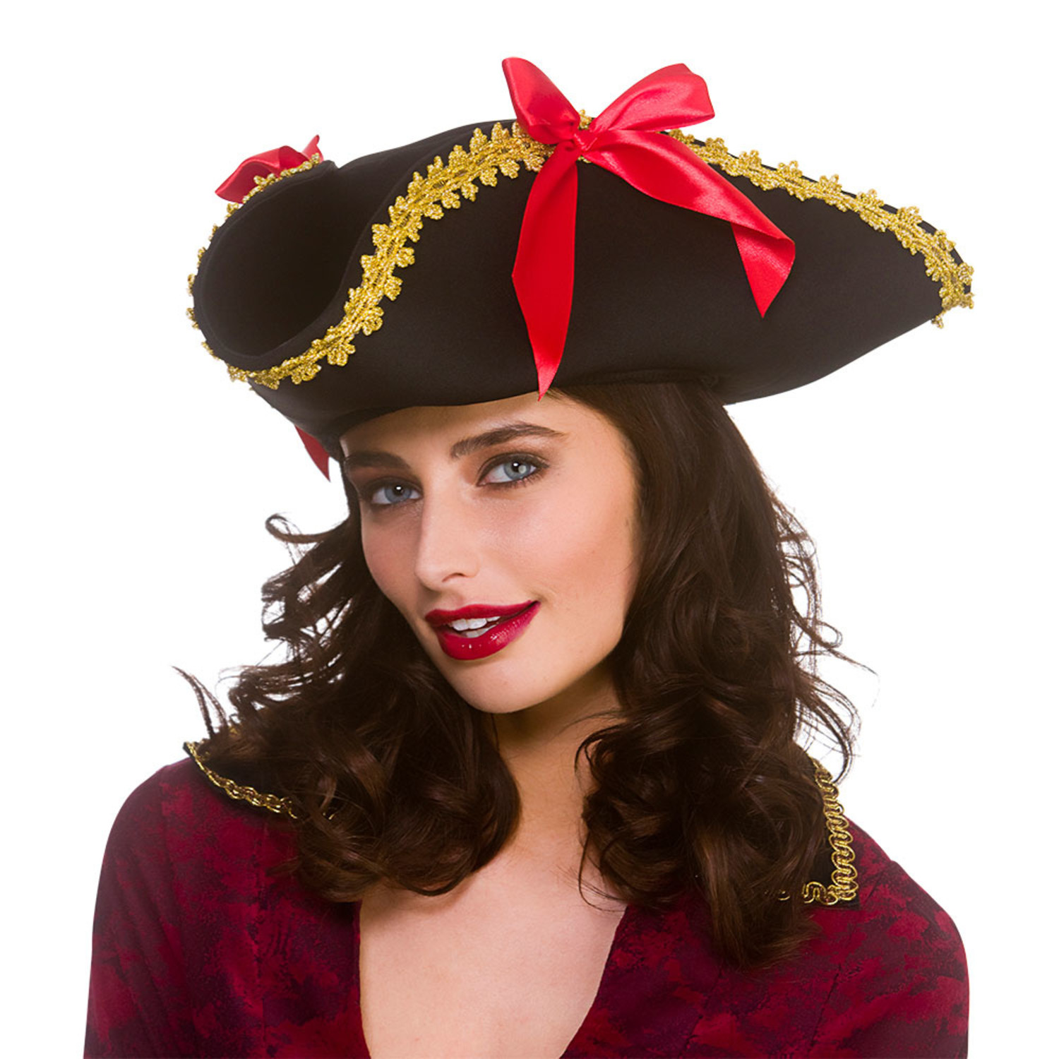 hotel Baron Identificeren Mooie piraten driesteek hoed dames - e-Carnavalskleding