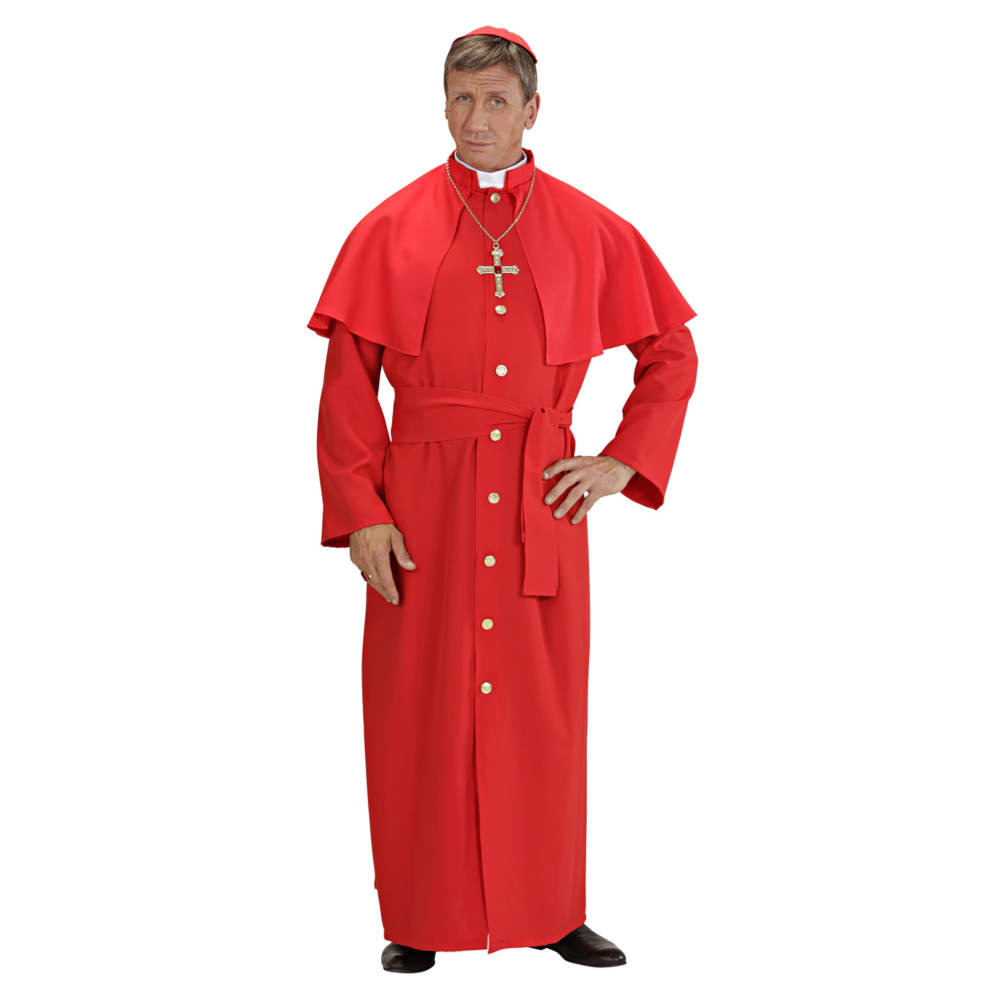 "Kardinaal carnavalskleding voor mannen  - Verkleedkleding - Large"