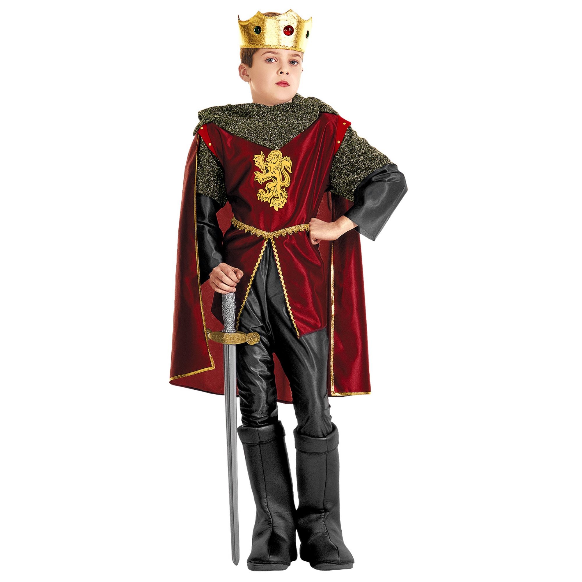 "Middeleeuwse koning outfit voor jongens  - Kinderkostuums - 128-140"