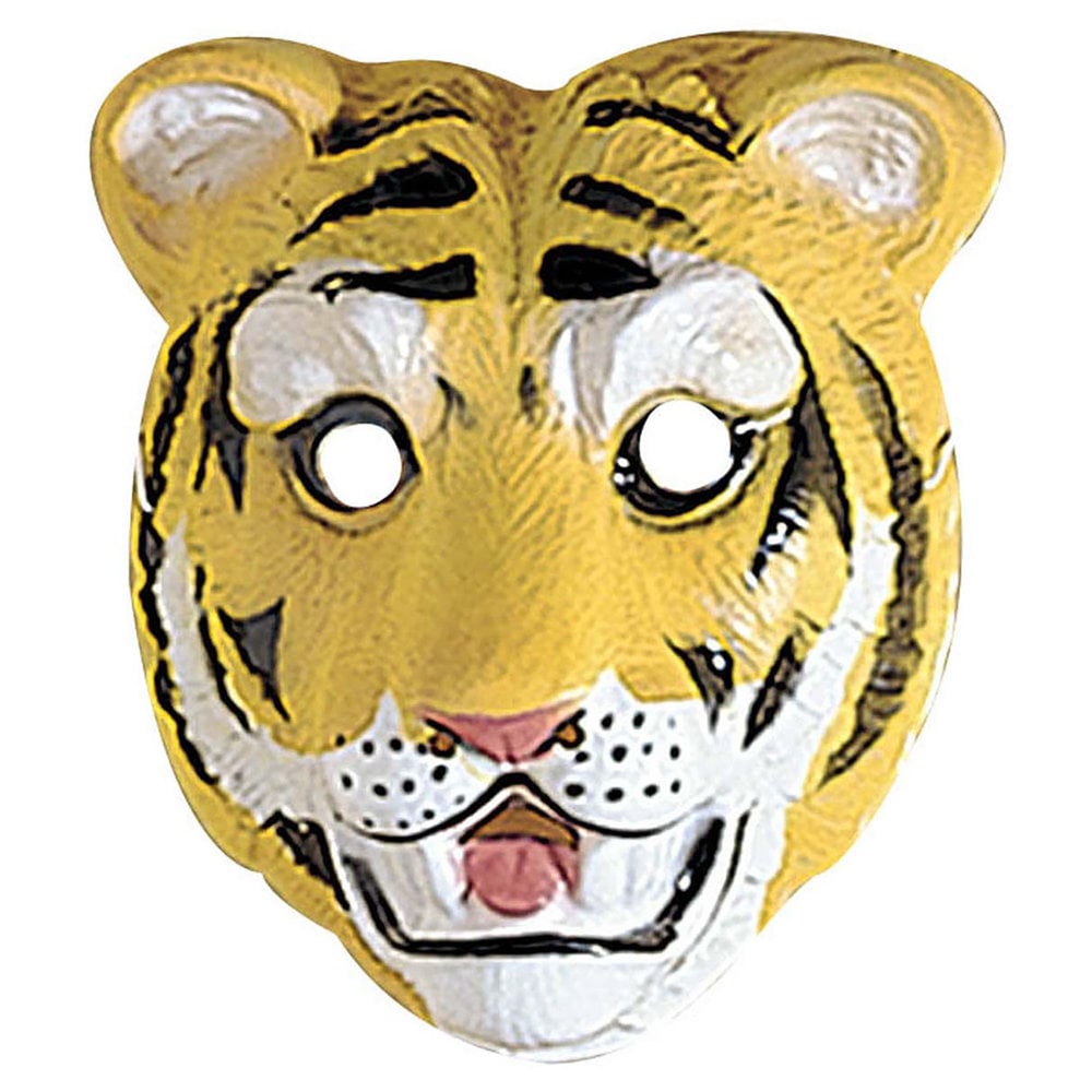 Bezit Allerlei soorten opbouwen Carnavalsaccessoires Plastic kindermasker, tijger