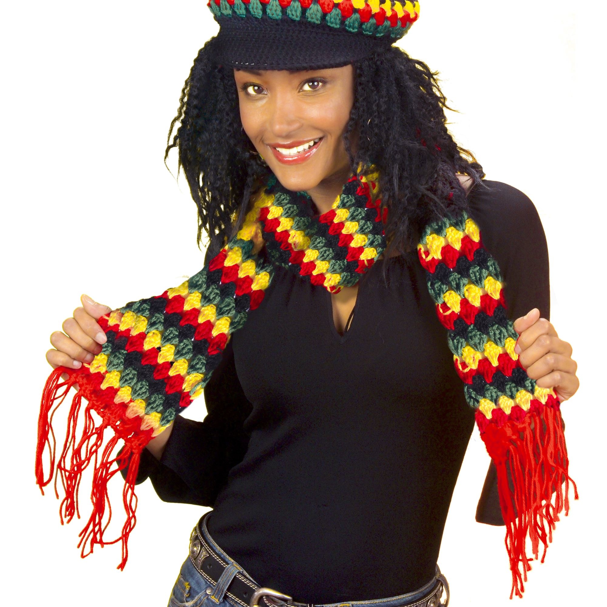 Carnavalsartikelen Sjaal reggae/rasta