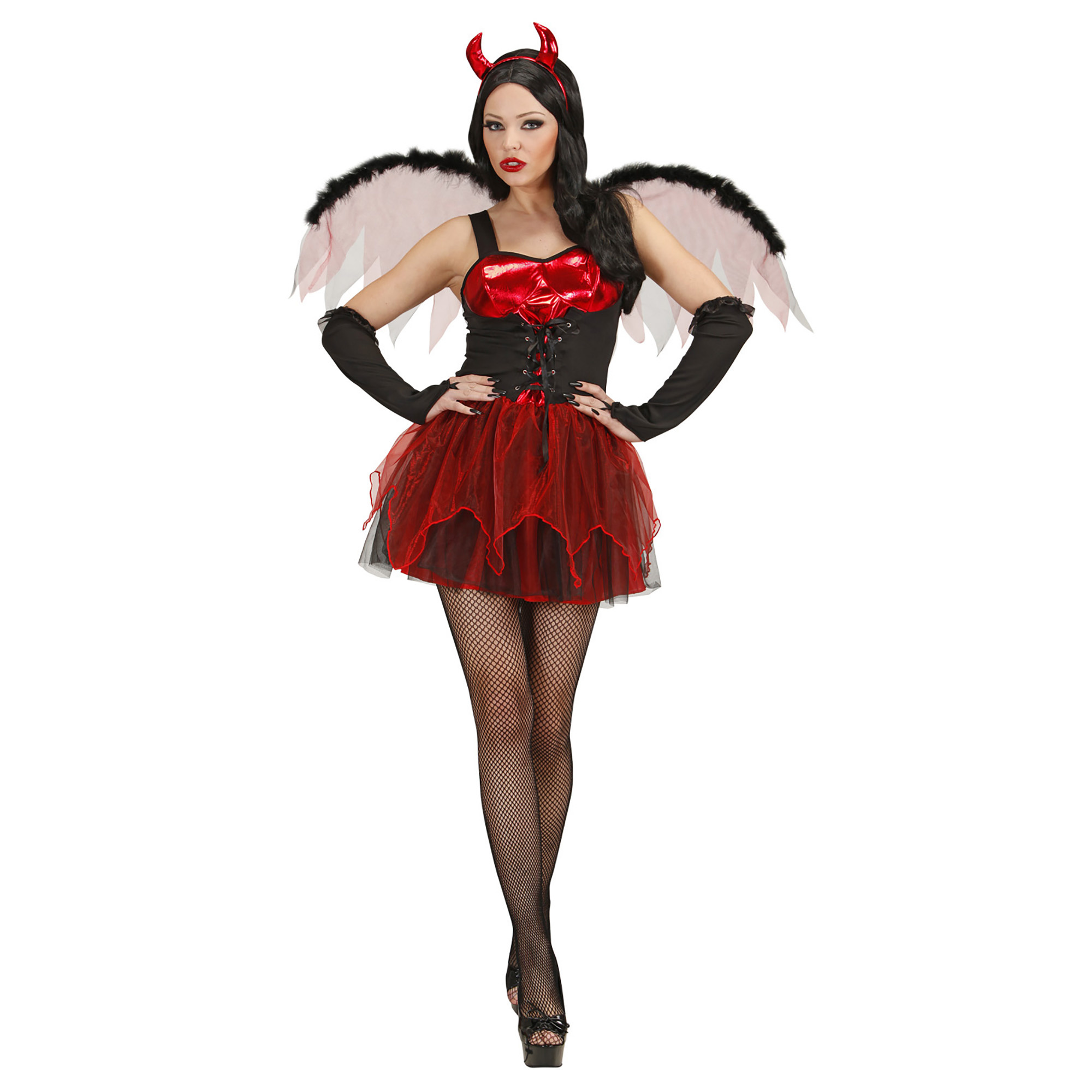 "Sexy rode duivelin Halloween kostuum voor vrouwen  - Verkleedkleding - Small"