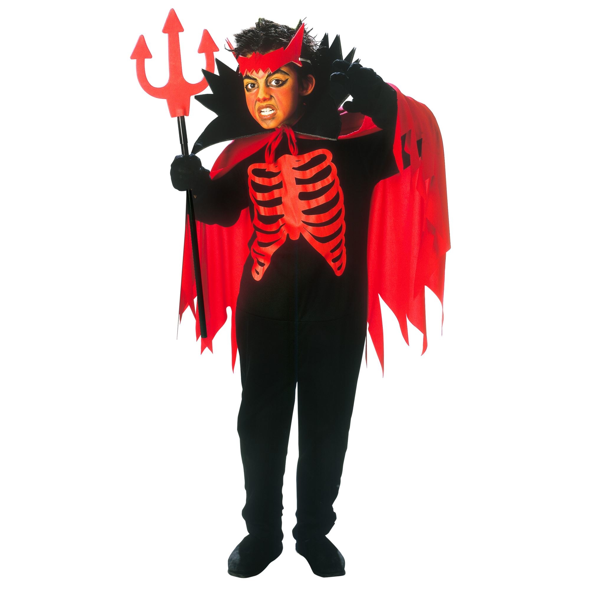 "Verkleedkostuum duivel rood voor jongens Halloween pak - Kinderkostuums - 110/122"
