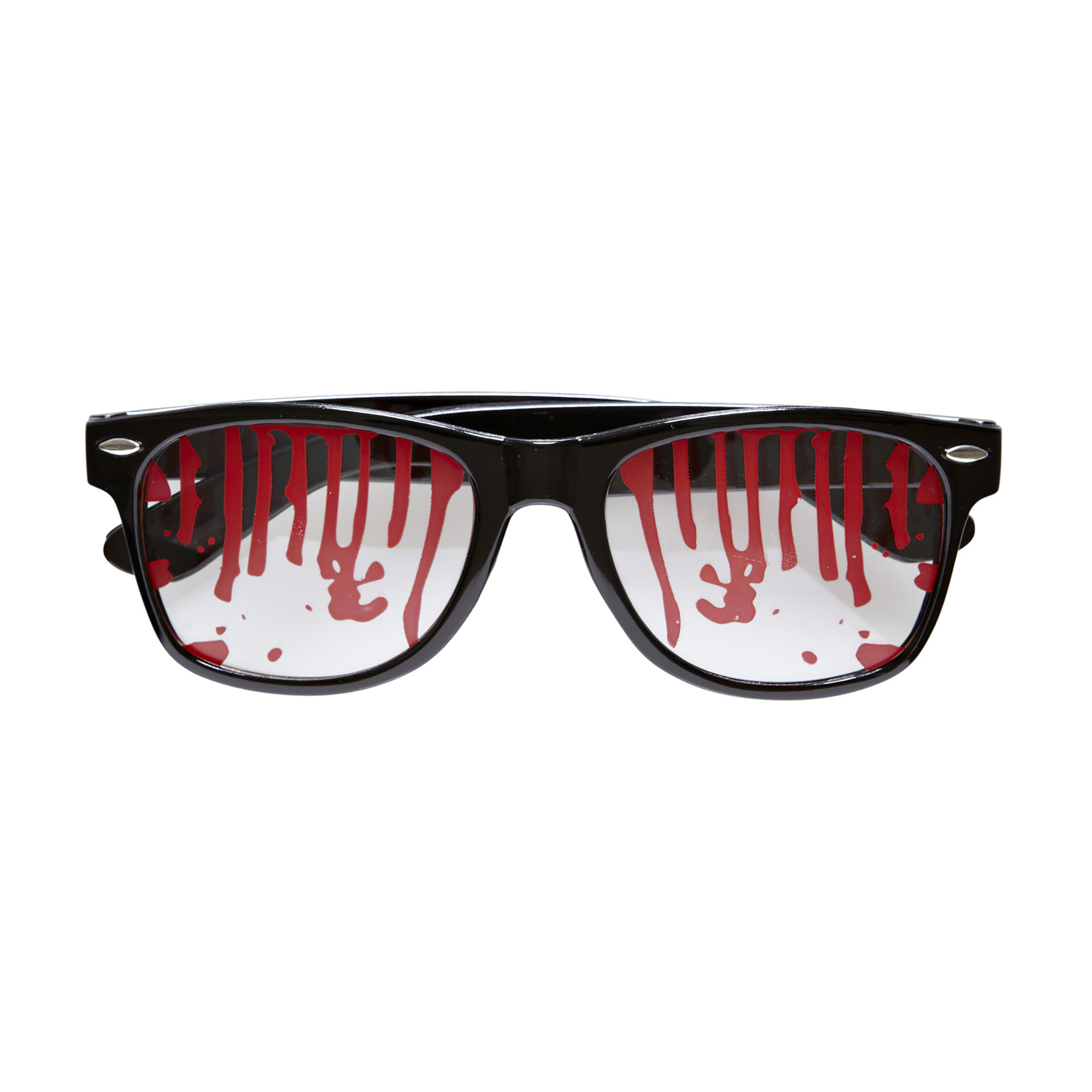 Accessoires voor Halloween bloederige zombie bril